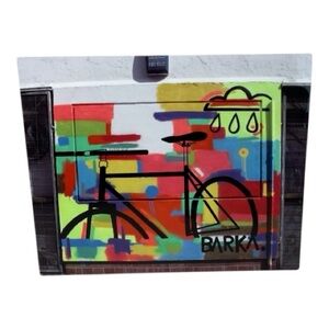 Metal Abstract Bicycle Art